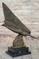 The Comet by Guiraud Riviére - Art Deco Bronze on Marble