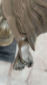 The Comet by Guiraud Riviére - Art Deco Bronze on Marble