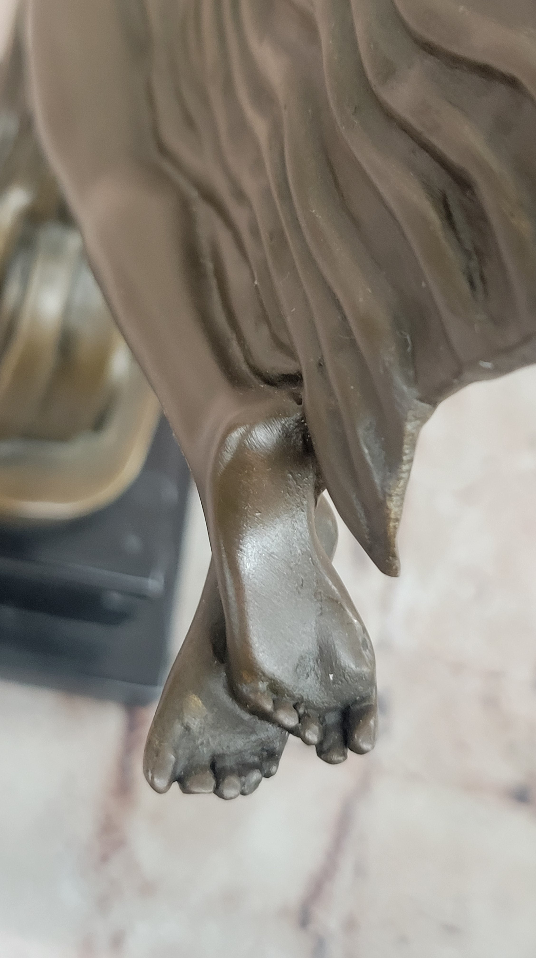 The Comet by Guiraud Riviére - Art Deco Bronze on Marble