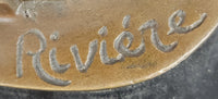The Comet by Guiraud Riviére - Art Deco Bronze on Marble