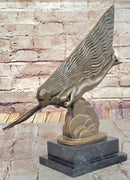 The Comet by Guiraud Riviére - Art Deco Bronze on Marble