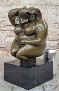 Abstract Bronze Sculpture of Curvaceous Woman by Milo