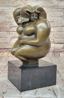 Abstract Bronze Sculpture of Curvaceous Woman by Milo