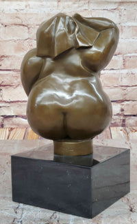 Abstract Bronze Sculpture of Curvaceous Woman by Milo