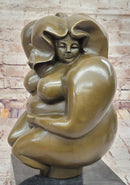 Abstract Bronze Sculpture of Curvaceous Woman by Milo
