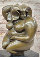 Abstract Bronze Sculpture of Curvaceous Woman by Milo