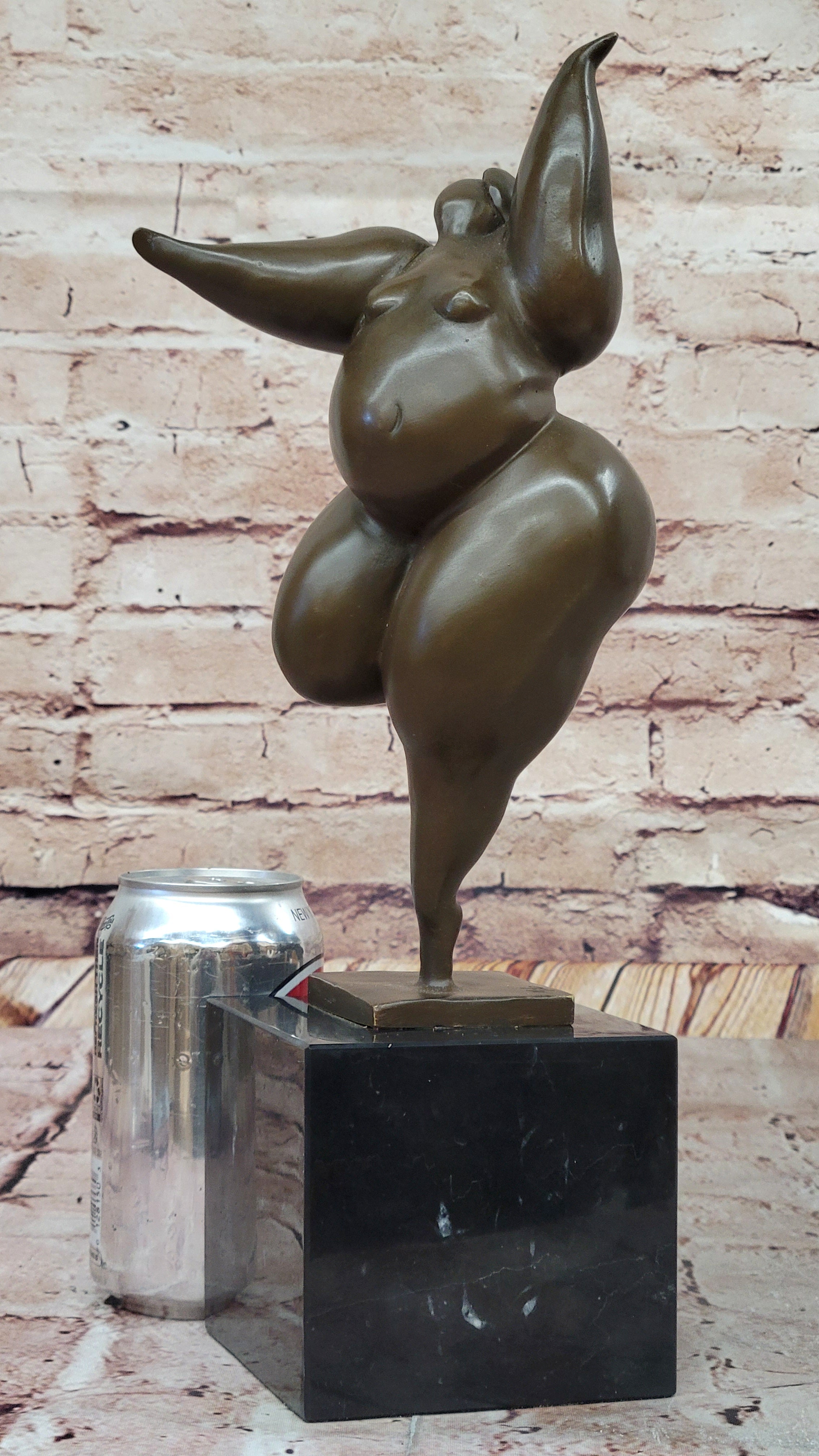 Abstract Female Form Curvaceous Fertility Dancer by Milo