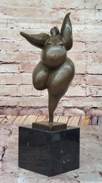Abstract Female Form Curvaceous Fertility Dancer by Milo