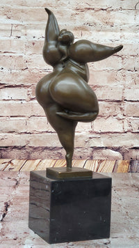 Abstract Female Form Curvaceous Fertility Dancer by Milo