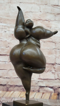 Abstract Female Form Curvaceous Fertility Dancer by Milo