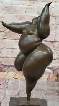 Abstract Female Form Curvaceous Fertility Dancer by Milo