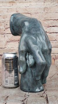 Bronze Detailed Hand Sculpture by Milo 11" x 10"