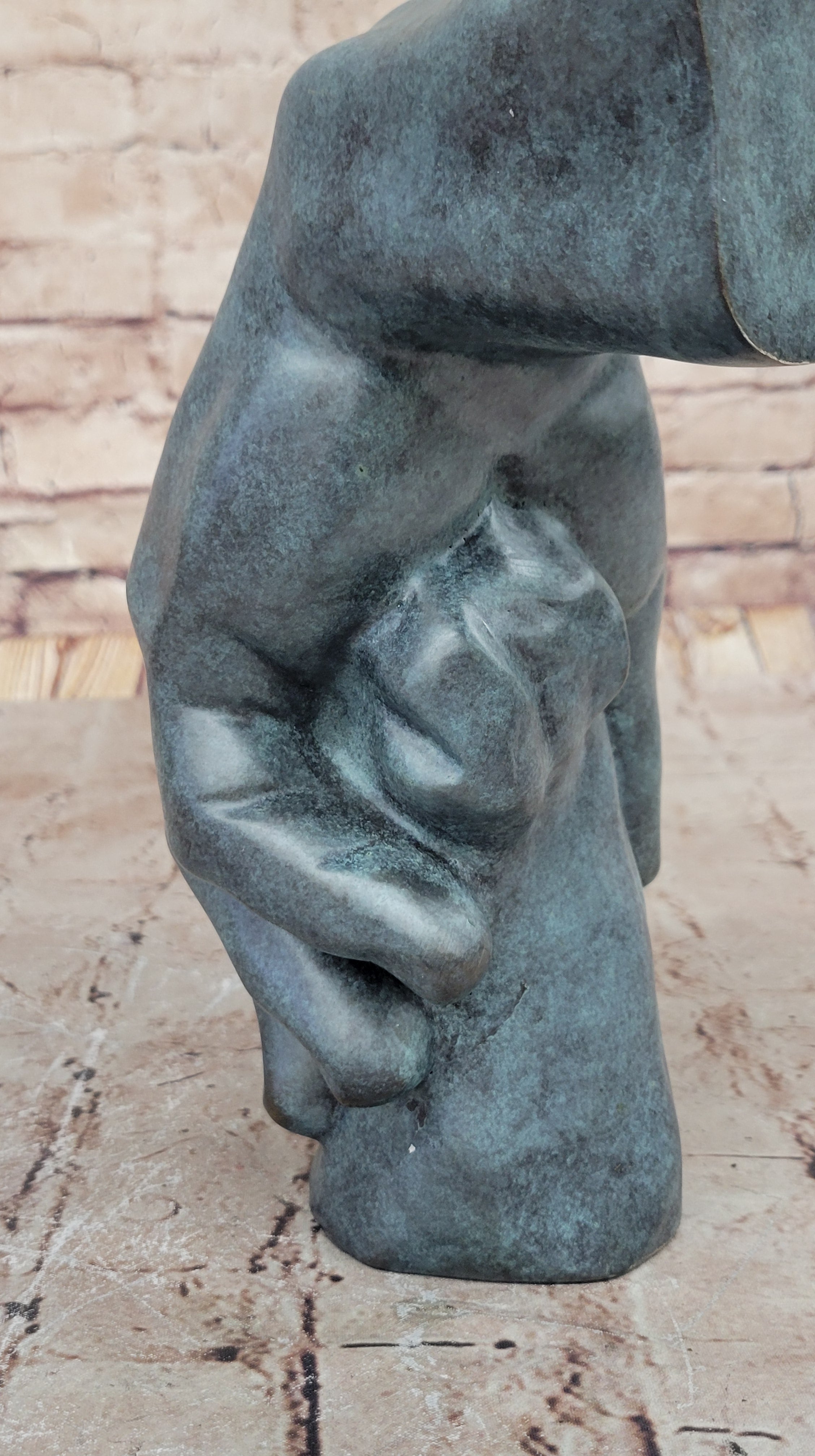 Bronze Detailed Hand Sculpture by Milo 11" x 10"