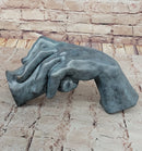 Bronze Detailed Hand Sculpture by Milo 11" x 10"