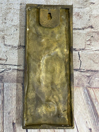 Art Nouveau Female Portrait Bas Relief Bronze Sculpture 9.5" x 4"