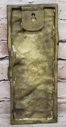Art Nouveau Girl Portrait Bas Relief Bronze Sculpture 9.5" x 4"