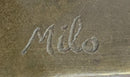 Art Nouveau Girl Portrait Bas Relief Bronze Sculpture 9.5" x 4"