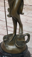 Bronze Blind Lady of Justice Scales Law Lawyer Office Sculpture
