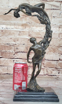 Dream Dance by Aldo Vitaleh Romantic Nude Figures Bronze Sculpture Art