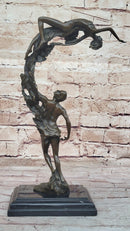 Dream Dance by Aldo Vitaleh Romantic Nude Figures Bronze Sculpture Art