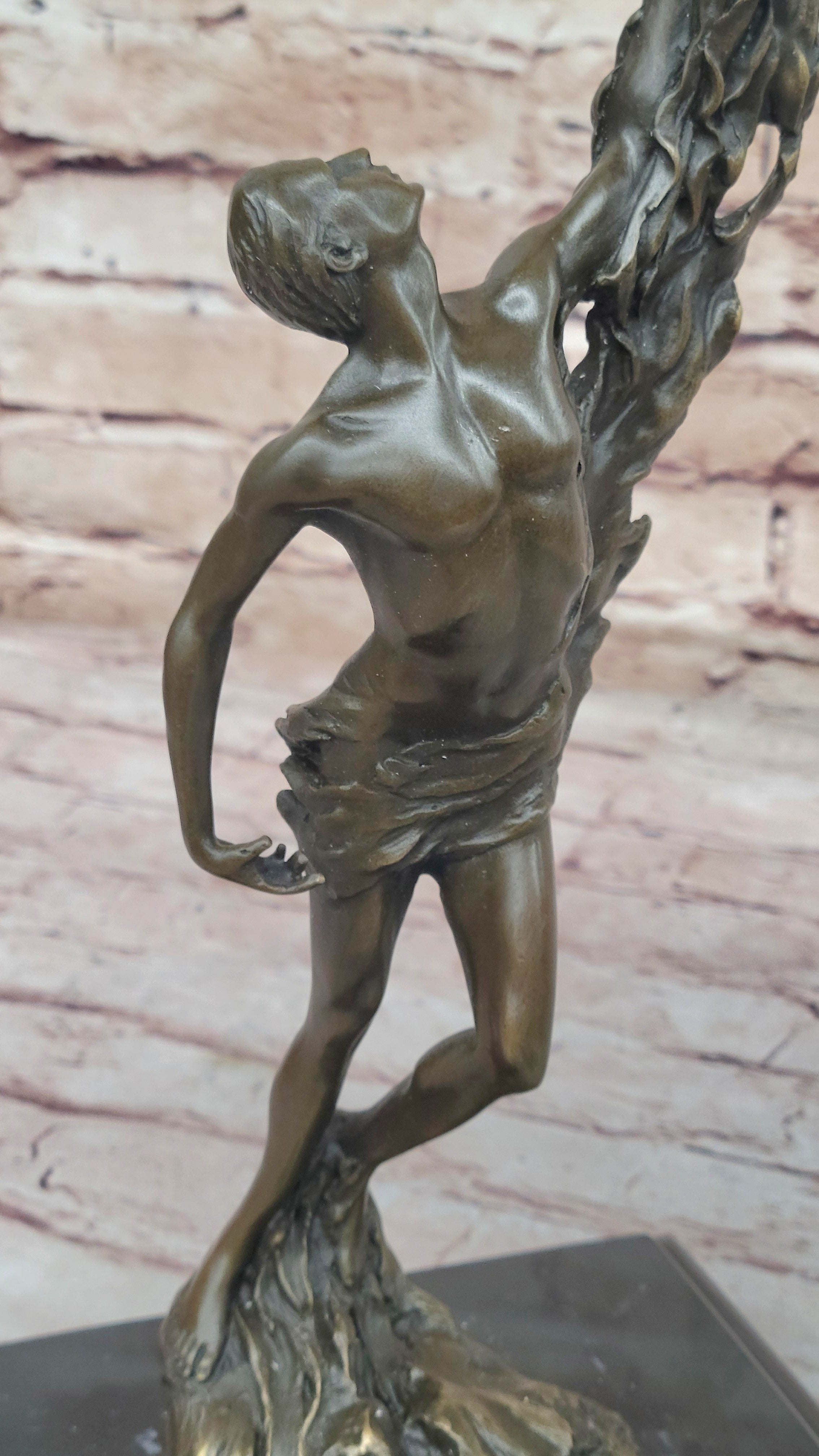 Dream Dance by Aldo Vitaleh Romantic Nude Figures Bronze Sculpture Art