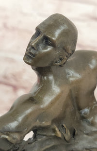 Dream Dance by Aldo Vitaleh Romantic Nude Figures Bronze Sculpture Art
