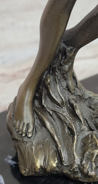 Dream Dance by Aldo Vitaleh Romantic Nude Figures Bronze Sculpture Art