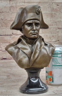 Napoleon Bonaparte Bronze Bust 9.5" x 6" Marble Base