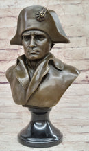 Napoleon Bonaparte Bronze Bust 9.5" x 6" Marble Base