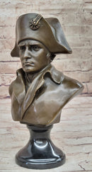 Napoleon Bonaparte Bronze Bust 9.5" x 6" Marble Base