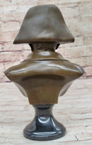 Napoleon Bonaparte Bronze Bust 9.5" x 6" Marble Base