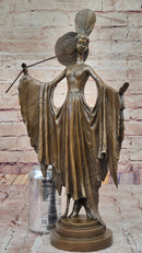 Art Deco Bronze Lady by Julius Erte in Collectable Metalware