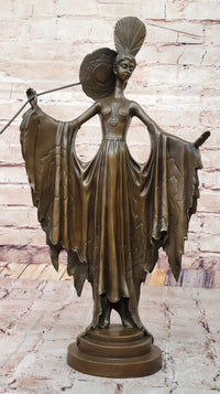 Art Deco Bronze Lady by Julius Erte in Collectable Metalware