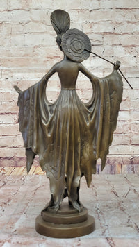 Art Deco Bronze Lady by Julius Erte in Collectable Metalware