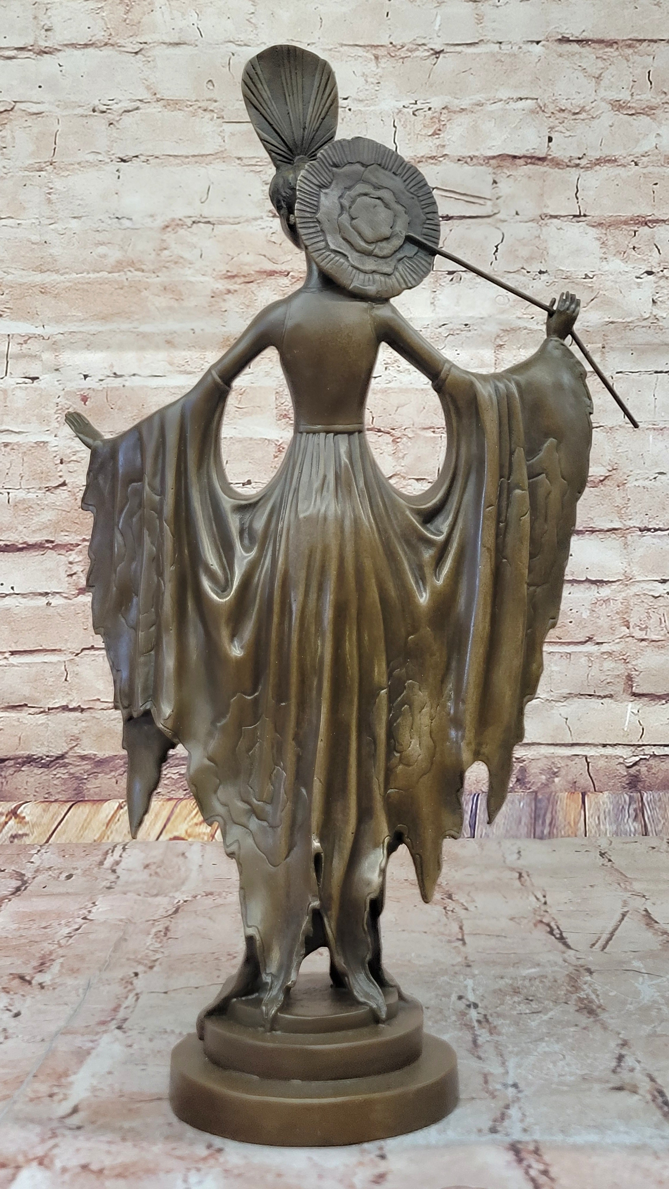 Art Deco Bronze Lady by Julius Erte in Collectable Metalware