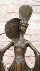 Art Deco Bronze Lady by Julius Erte in Collectable Metalware