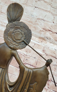 Art Deco Bronze Lady by Julius Erte in Collectable Metalware