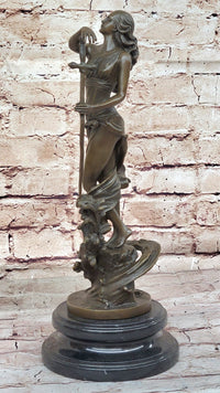 Greek Mythology Warrior Girl w/ Sword by Aldo Vitaleh