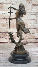 Greek Mythology Warrior Girl w/ Sword by Aldo Vitaleh