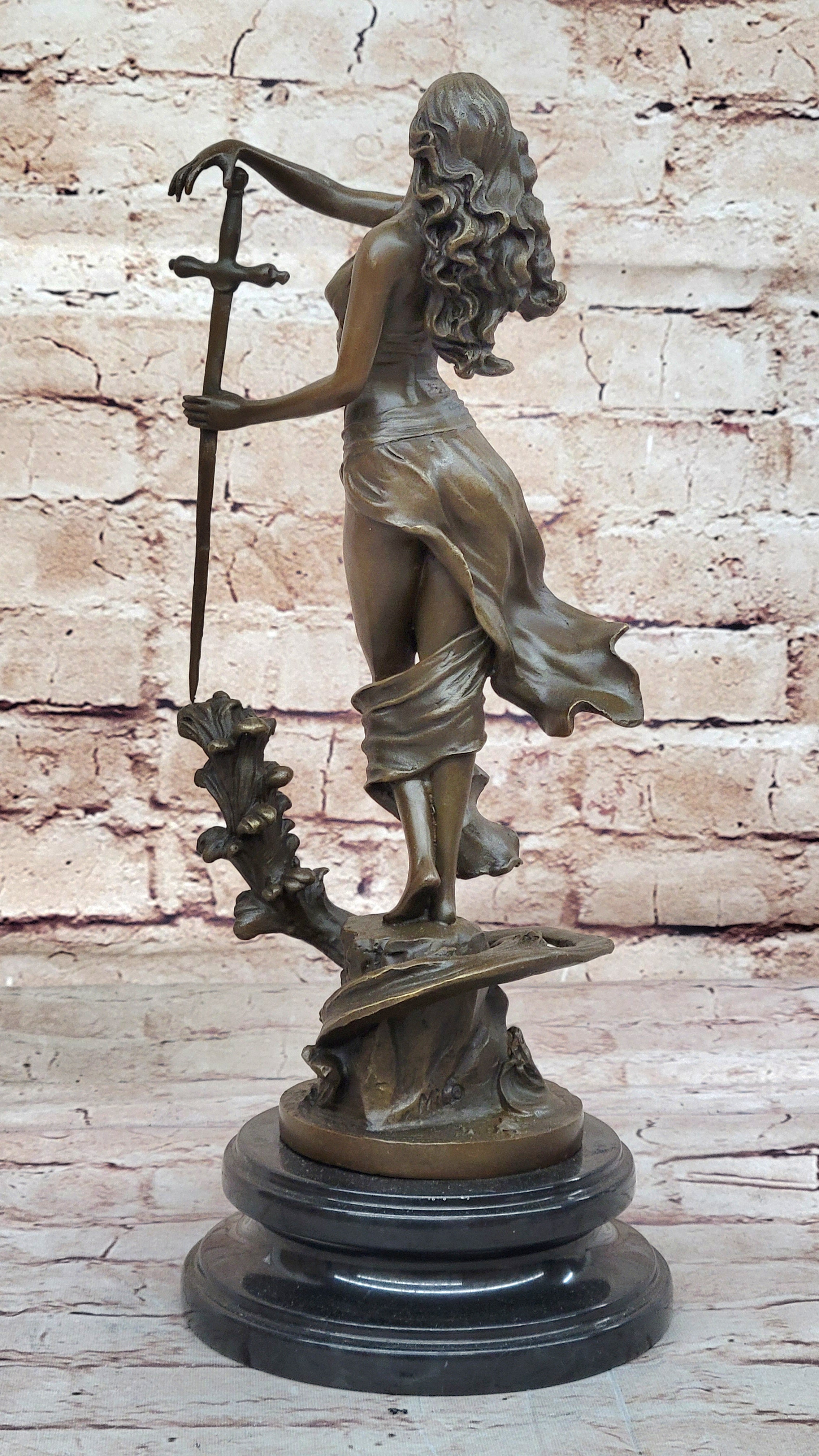 Greek Mythology Warrior Girl w/ Sword by Aldo Vitaleh