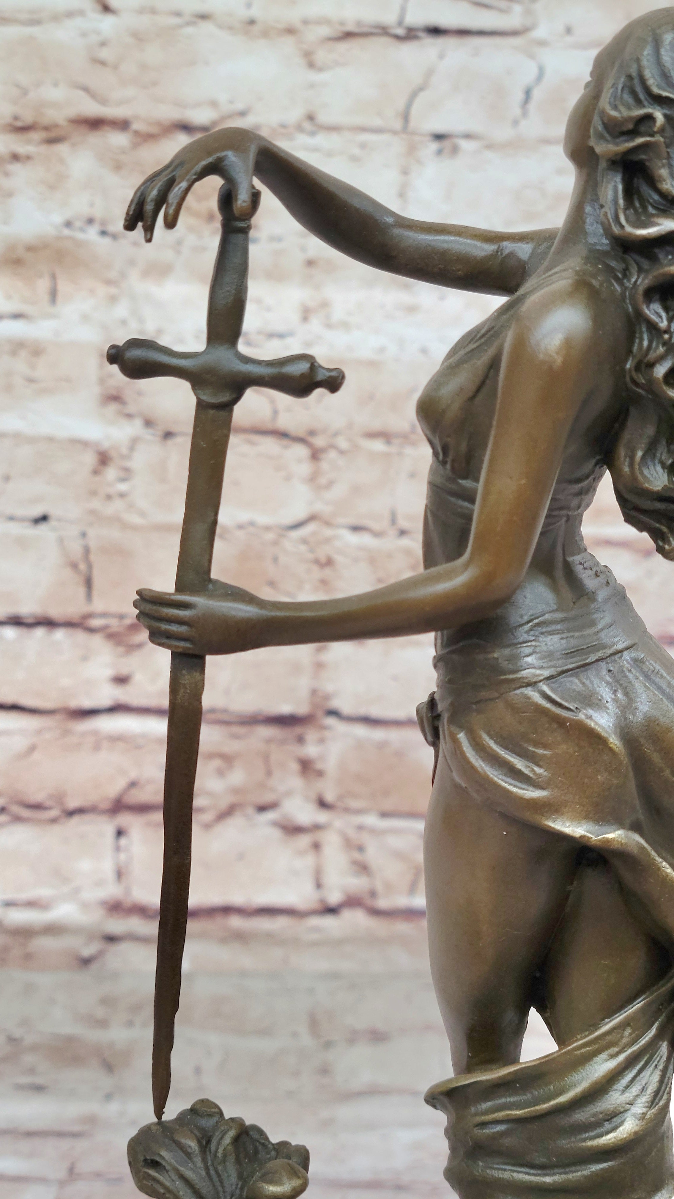 Greek Mythology Warrior Girl w/ Sword by Aldo Vitaleh
