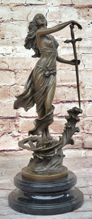 Greek Mythology Warrior Girl w/ Sword by Aldo Vitaleh