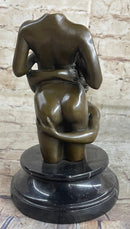 Art crafted Erotic Art Two Girls Bronze Masterpiece Sculpture