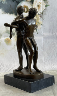 Gay Men Wrestling 100% Solid Bronze Sculpture Sale