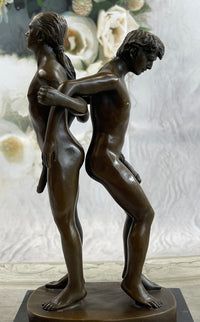 Gay Men Wrestling 100% Solid Bronze Sculpture Sale