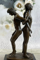 Gay Men Wrestling 100% Solid Bronze Sculpture Sale