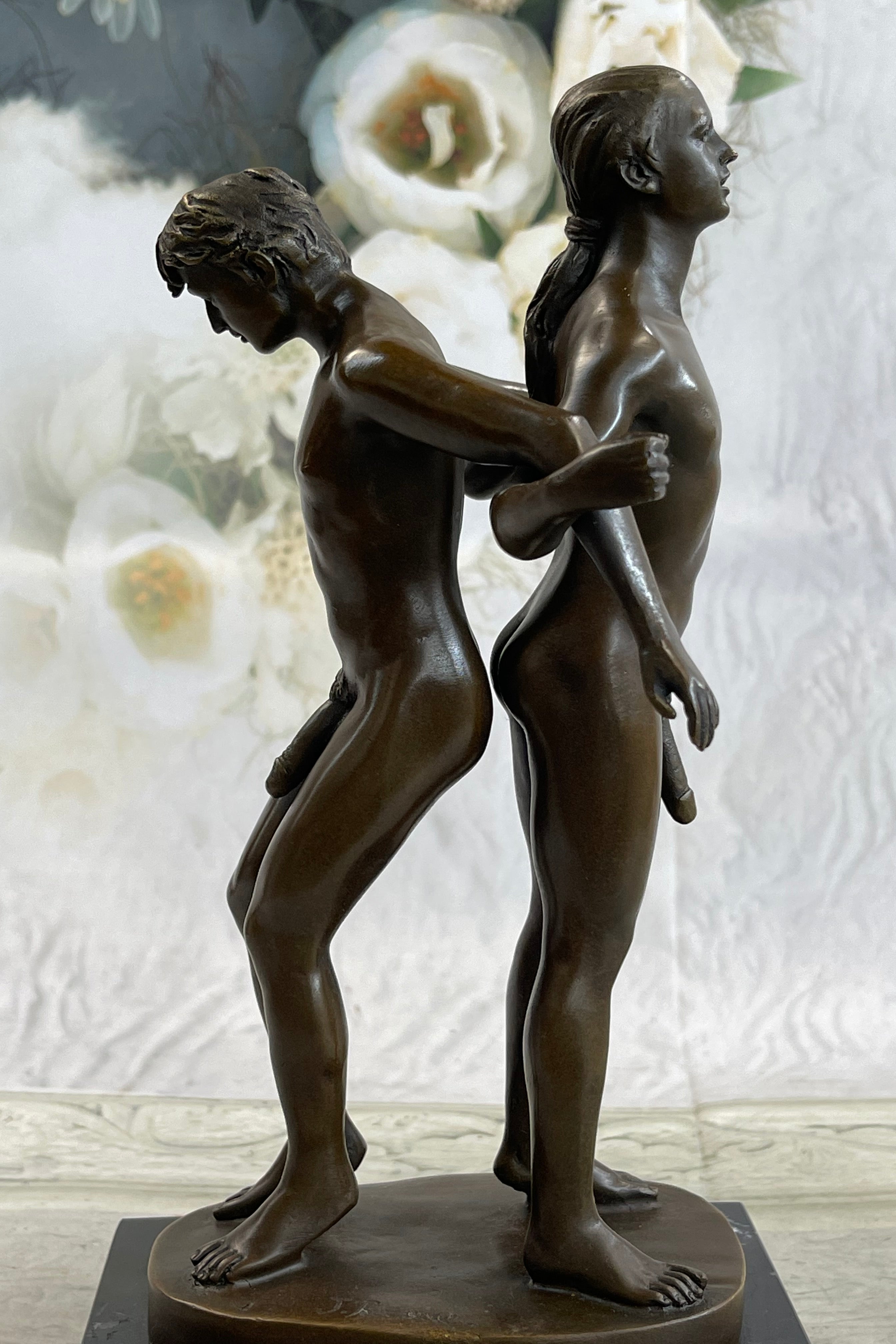 Gay Men Wrestling 100% Solid Bronze Sculpture Sale
