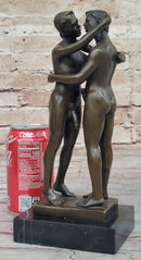 Collector Edition Nude Men Gay Art First Kiss Bronze Sculpture Signed Original Art ST-021
