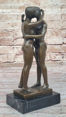 Collector Edition Nude Men Gay Art First Kiss Bronze Sculpture Signed Original Art ST-021