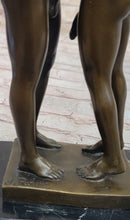 Collector Edition Nude Men Gay Art First Kiss Bronze Sculpture Signed Original Art ST-021